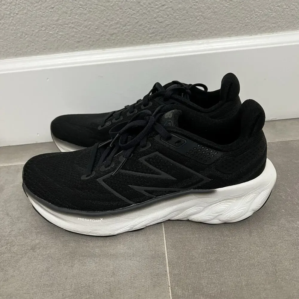 New Balance Fresh Foam 1080v13 Womens Size 8 Black Running Sneakers Shoes